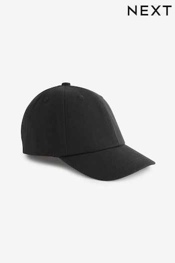 Black Canvas Cap (1-16yrs) (N66028) | £6 - £10