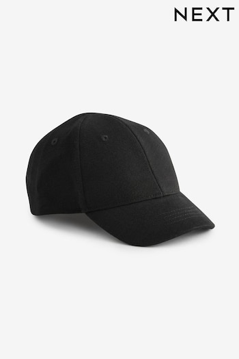 Black Jersey Baseball Cap (3mths-10yrs) (N66040) | £6 - £8
