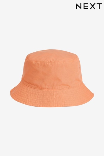 Orange Canvas Bucket Hat (3mths-16yrs) (N66056) | £6 - £10