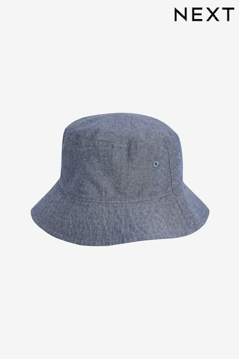 Blue Chambray Bucket Hat (3mths-16yrs) (N66057) | £6 - £10