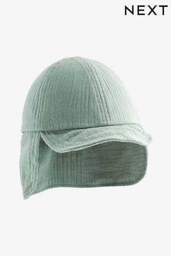 Sage Green Legionnaire Hat (3mths-10yrs) (N66069) | £7.50 - £9.50