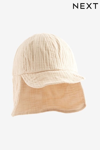 Cream Legionnaire Hat (3mths-10yrs) (N66070) | £7.50 - £9.50