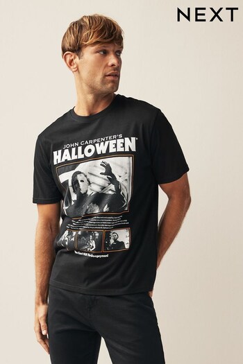 Black Halloween Film License T-Shirt (N66243) | £20
