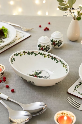 Portmeirion Clear The Holly and the Ivy Oval Nesting Bowl (N66260) | £30
