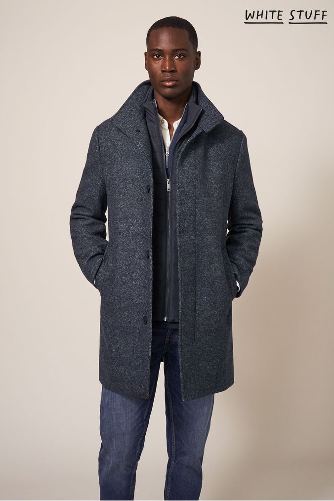 Grey overcoat outlet