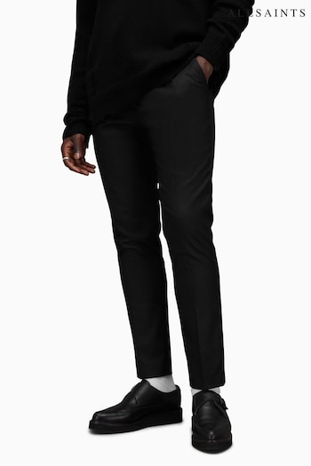 AllSaints Black Evar Trousers (N66303) | £149