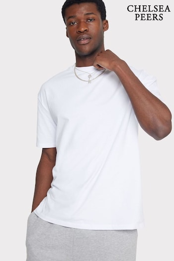 Chelsea Peers White Organic Cotton Crewneck T-Shirt (N66384) | £30