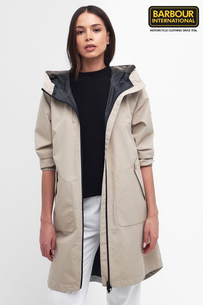 Barbour international hot sale meribel raincoat