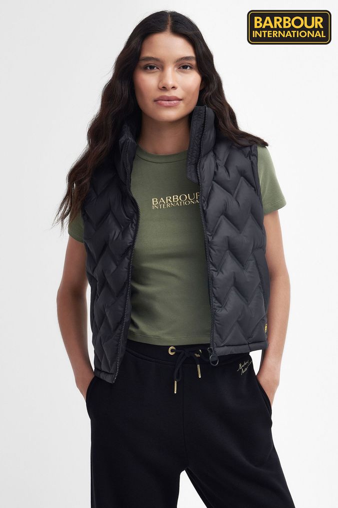 Women's barbour international victory gilet hot sale
