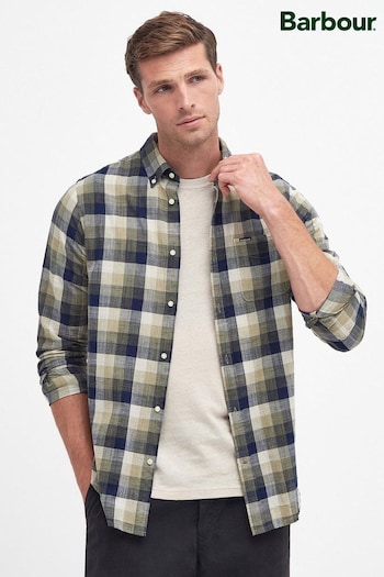 Barbour® Green Hillroad Checked Shirt (N66525) | £65