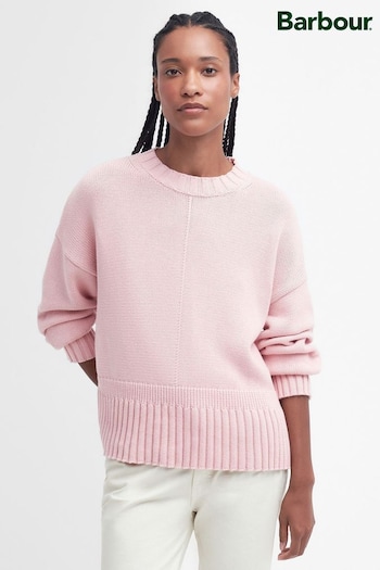 Barbour® Pink Clifton Knitted Jumper (N66547) | £75