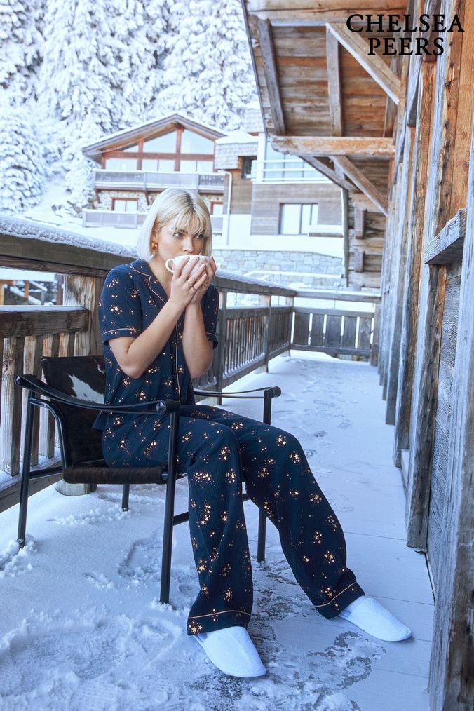 Next blue store star pyjamas