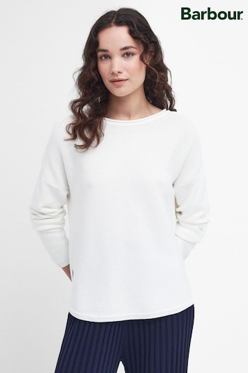 Barbour® White Marine Knitted Jumper (N66578) | £65