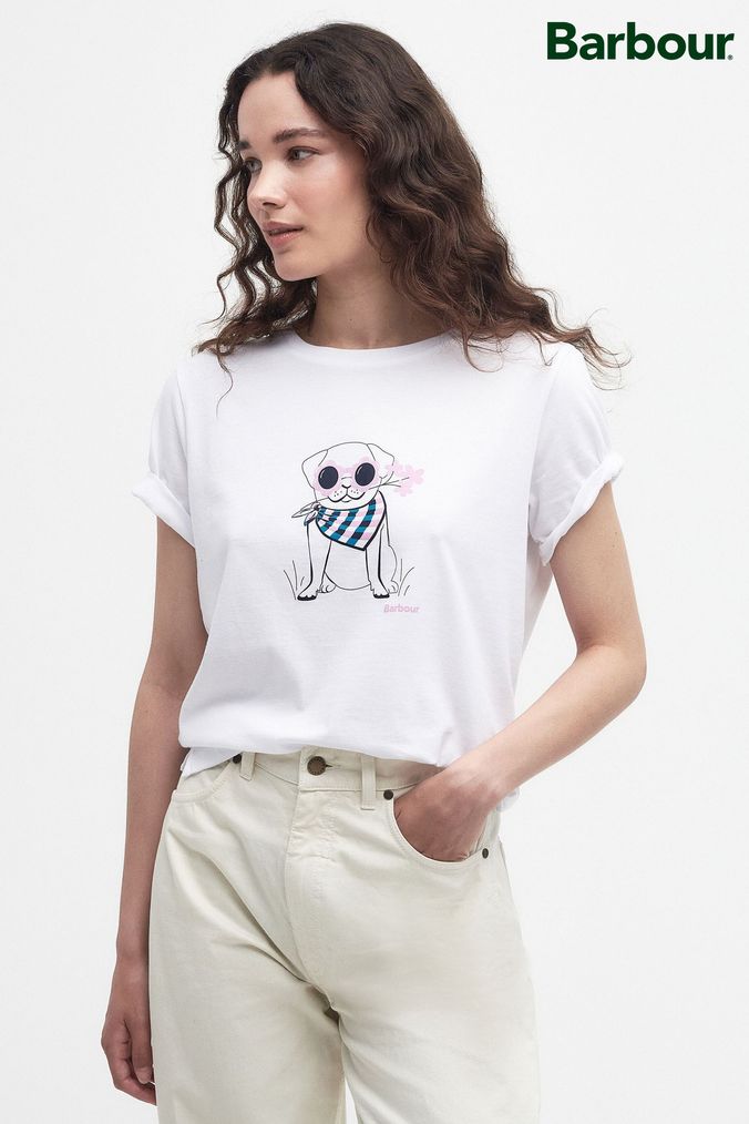 Barbour t shop shirt womens Silver