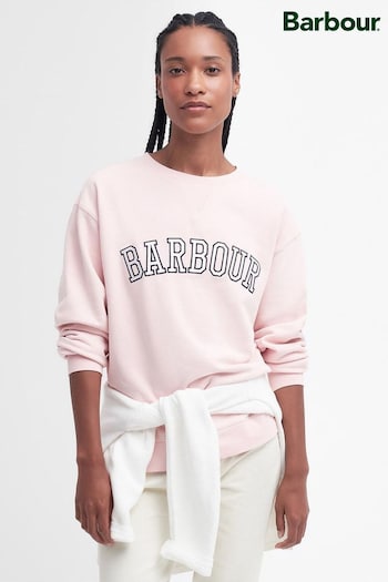 Barbour® Pink Northumberland Sweatshirt (N66609) | £70