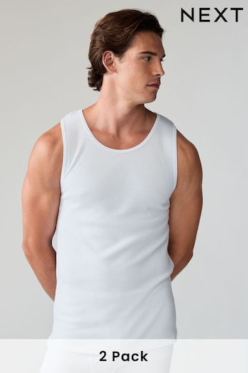 White Thermal Tops 2 Pack (N66678) | £26