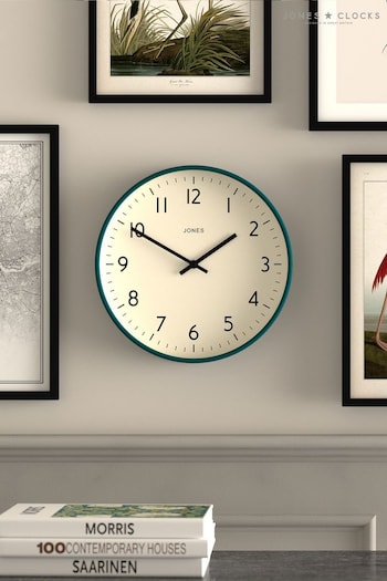 Jones Clocks Eden Green Jam Wall Clock (N66779) | £30