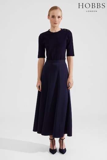 Hobbs Blue Charteris Skirt (N66808) | £129