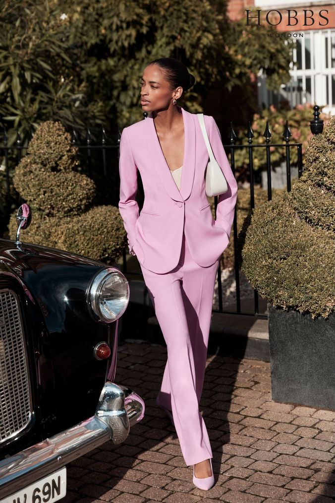 Next pink trouser suit online