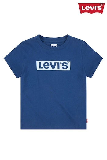 Levi's® Blue Shirt Sleeve Graphic T-Shirt (N66954) | £16 - £18