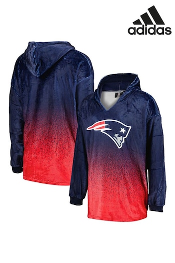 adidas Blue NFL New England Patriots Gradient Fleece Hoodie (N66959) | £45