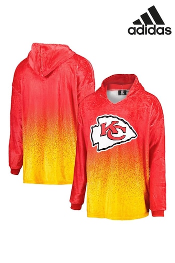 adidas Red NFL Kansas City Chiefs Gradient Fleece Hoodie (N67003) | £45