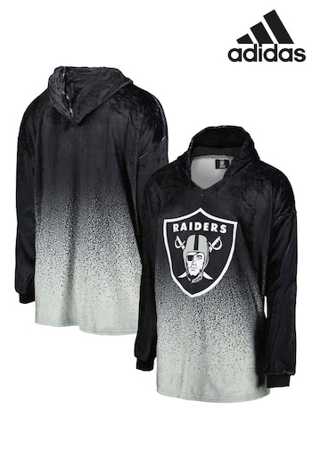 adidas Black NFL Las Vegas Raiders Gradient Fleece Hoodie (N67004) | £45
