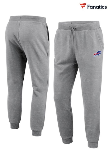 Fanatics Grey NFL Buffalo Bills Primary Logo Graphic Fleece Joggers (N67106) | £50