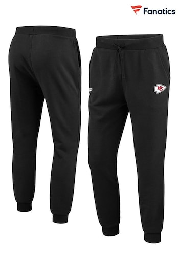 Fanatics NFL Kansas City Chiefs Primary Logo Graphic Fleece Black Joggers (N67119) | £50