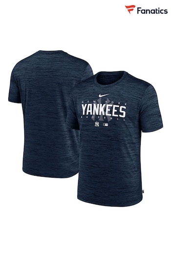 Fanatics Blue MLB New York Yankees Authentic Collection DRI-FIT Velocity T-Shirt (N67169) | £30