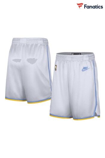 Fanatics NBA Los Angeles Lakers Classic Edition Swingman White Shorts (N67172) | £65