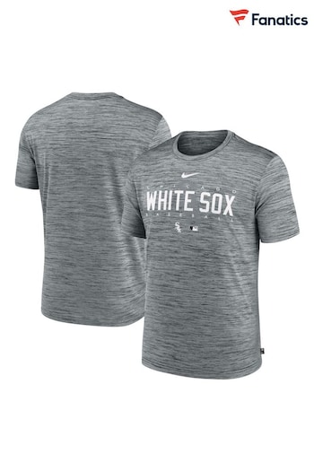 Fanatics Grey MLB Chicago White Sox Authentic Collection Dri-FIT Velocity T-Shirt (N67194) | £30