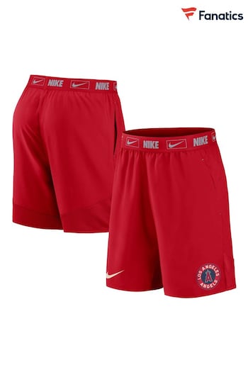 Fanatics Red MLB Los Angeles Angels of Anaheim City Connect Woven Shorts (N67203) | £40