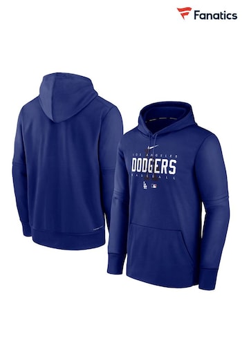 Fanatics Blue MLB Los Angeles Dodgers Authentic Collection Pre Game Therma Hoodie (N67206) | £75