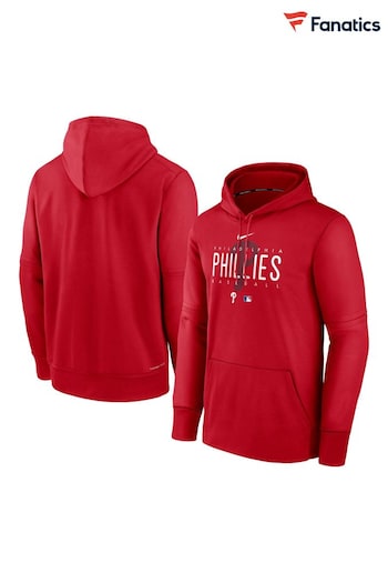 Fanatics Red MLB Philadelphia Phillies Authentic Collection Pre Game Therma Hoodie (N67210) | £75