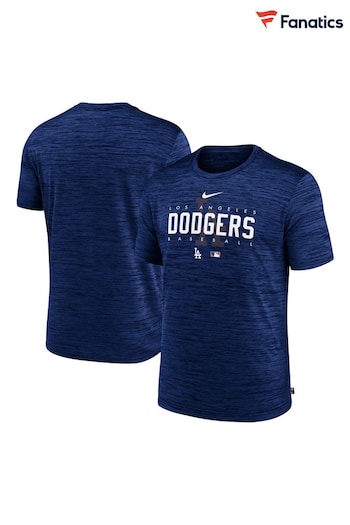 Fanatics Blue MLB Los Angeles Dodgers Authentic Collection DRI-FIT Velocity T-Shirt (N67216) | £30