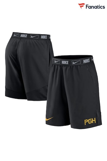 Fanatics MLB Pittsburgh Pirates City Connect Woven Black Shorts (N67230) | £40