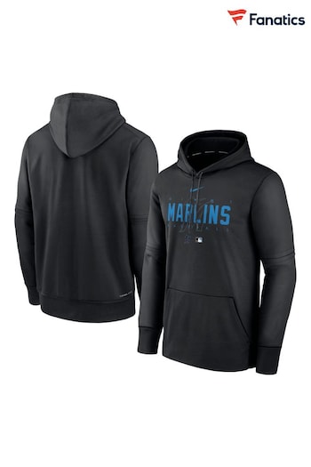 Fanatics MLB Miamiins Authentic Collection Pre Game Therma Black Hoodie (N67237) | £75