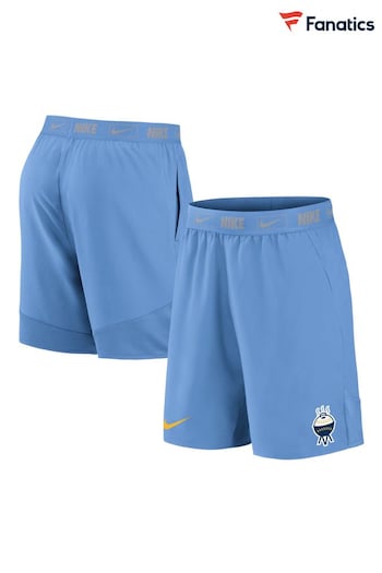 Fanatics Blue MLB Milwaukee Brewers City Connect Woven Shorts (N67239) | £40