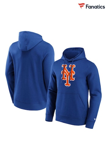 Fanatics Blue MLB New York Mets Primary Logo Graphic Hoodie (N67287) | £55