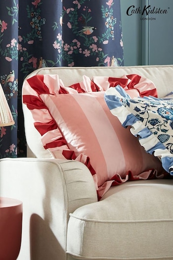 Cath Kidston Red Candy Stripe Cushion (N67409) | £32