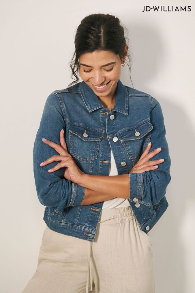 Jd williams ladies denim hotsell jackets