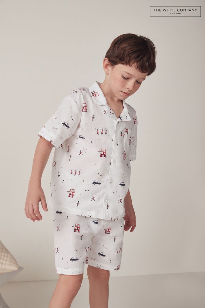 Buy Boys Pyjamas White The White Company Nightwear Online Next UK
