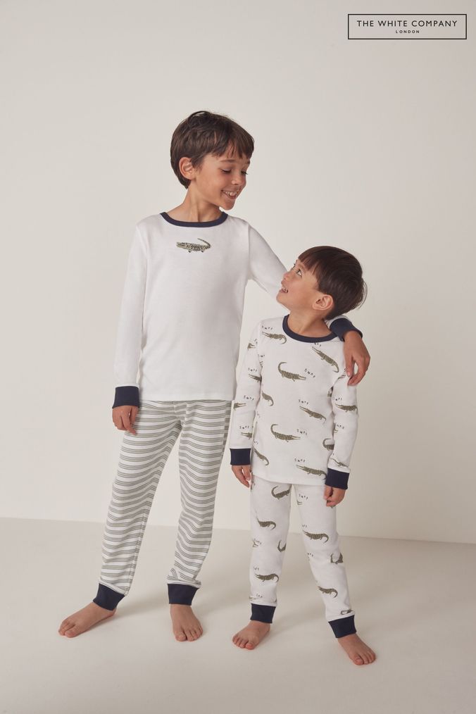 White company deals kids pjs
