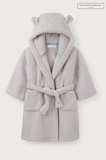 The White Company Grey Teddy Snuggle Robe (N67490) | £34 - £36