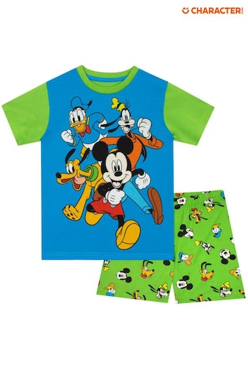 Character Green Mickey Mouse Short Pyjamas (N67542) | £15