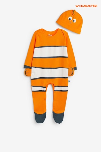Character Orange Baby Finding Nemo Sleepsuit and Hat (N67564) | £20