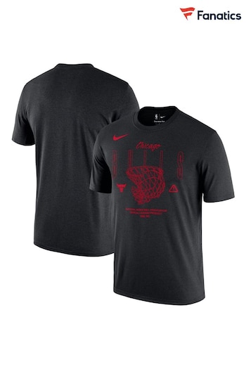 Fanatics NBA Chicago Bulls Max 90 Courtside Black T-Shirt (N67591) | £38