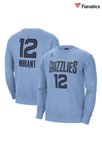 Fanatics NBA Memphis Grizzlies Name And  Number Crew Sweatshirt - Ja Morant Mens (N67593) | £65