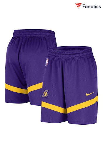 Fanatics Purple NBA Los Angeles Lakers Practice Shorts (N67598) | £40